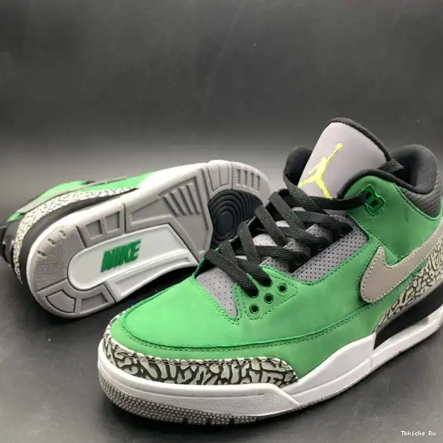 Cheap TBK Air shoes 867493 Oregon PE 3 Ducks Retro Tinker Jordan AJ3 0406